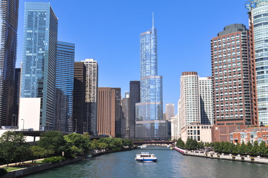 Grattacieli lungo il fiume Chicago, Chicago