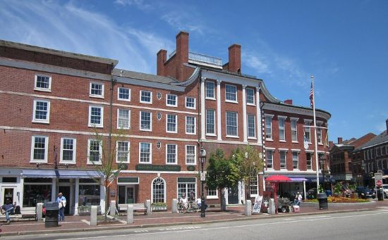 Downtown Portsmouth in New Hampshire