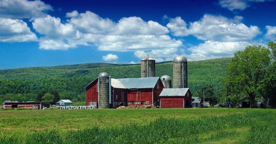 Paesaggio rurale della Pennsylvania