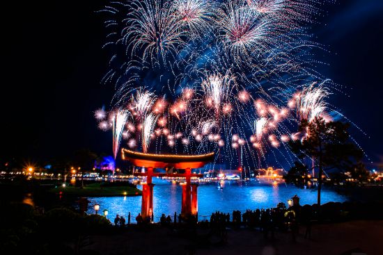 Spettacolo serale a EPCOT, Florida - USA