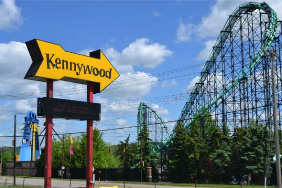 Kennywood, storico parco divertimenti vicino Pittsburgh in Pennsylvania