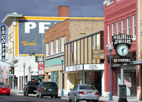 Downtown Pocatello in Idaho