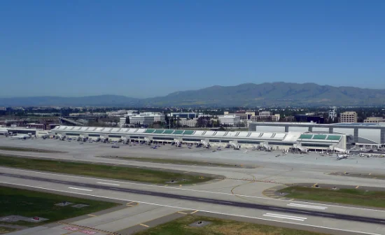 Aeroporto di San Jose in California, vicino agli hotel consigliati per dormire nei pressi di SJC